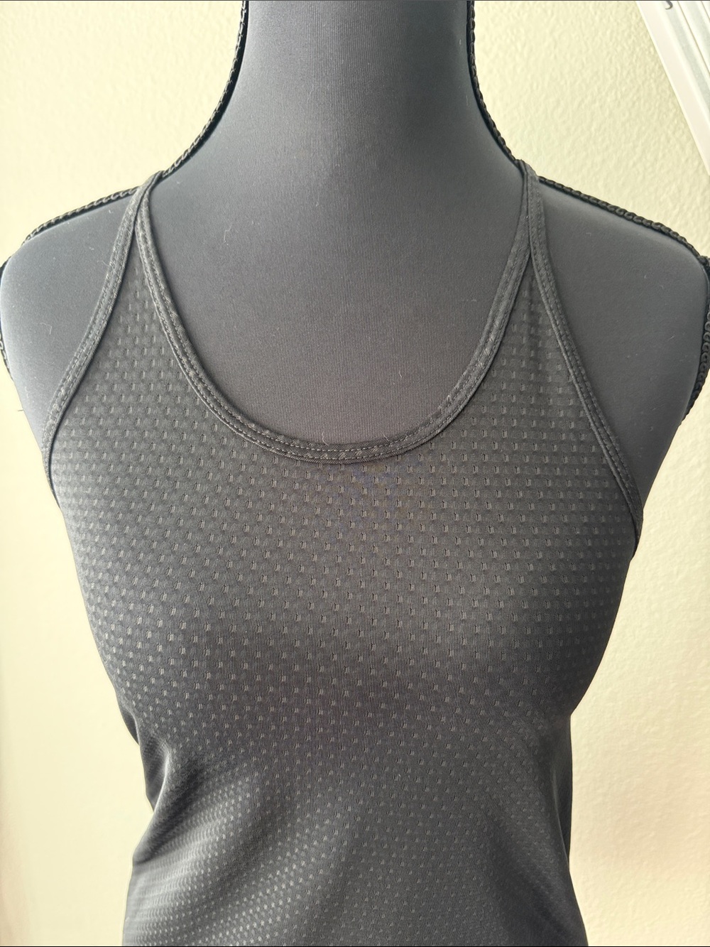 Nike Black Athletic Mesh Racerback Tank